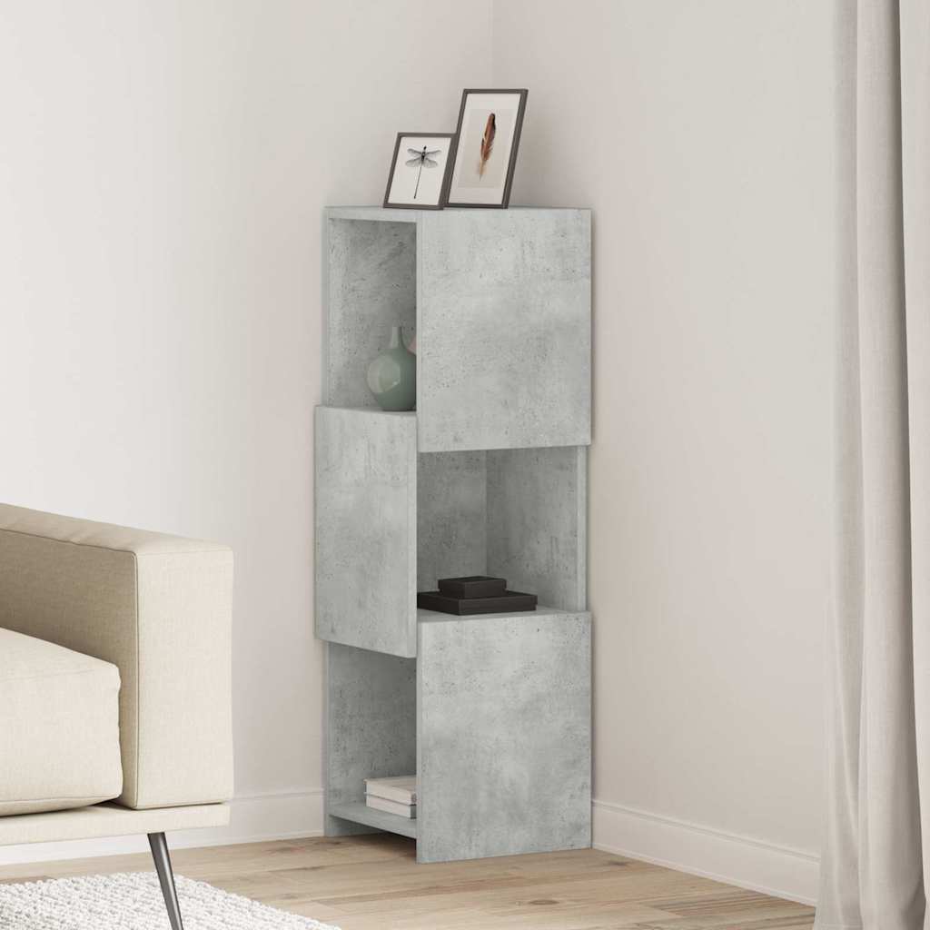 vidaXL Hoekkast Wit 25,5x25x102cm Bewerkt hout