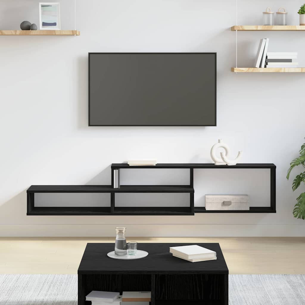 vidaXL TV-stand 150x25x28,5cm Bewerkt hout