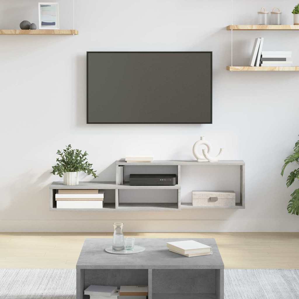 vidaXL TV-stand 150x25x28,5cm Bewerkt hout