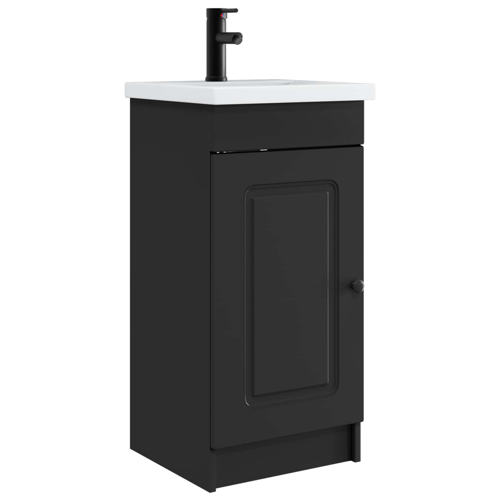vidaXL Badkamermeubelset Wit 56 x 37,5 x 81 cm Bewerkt hout