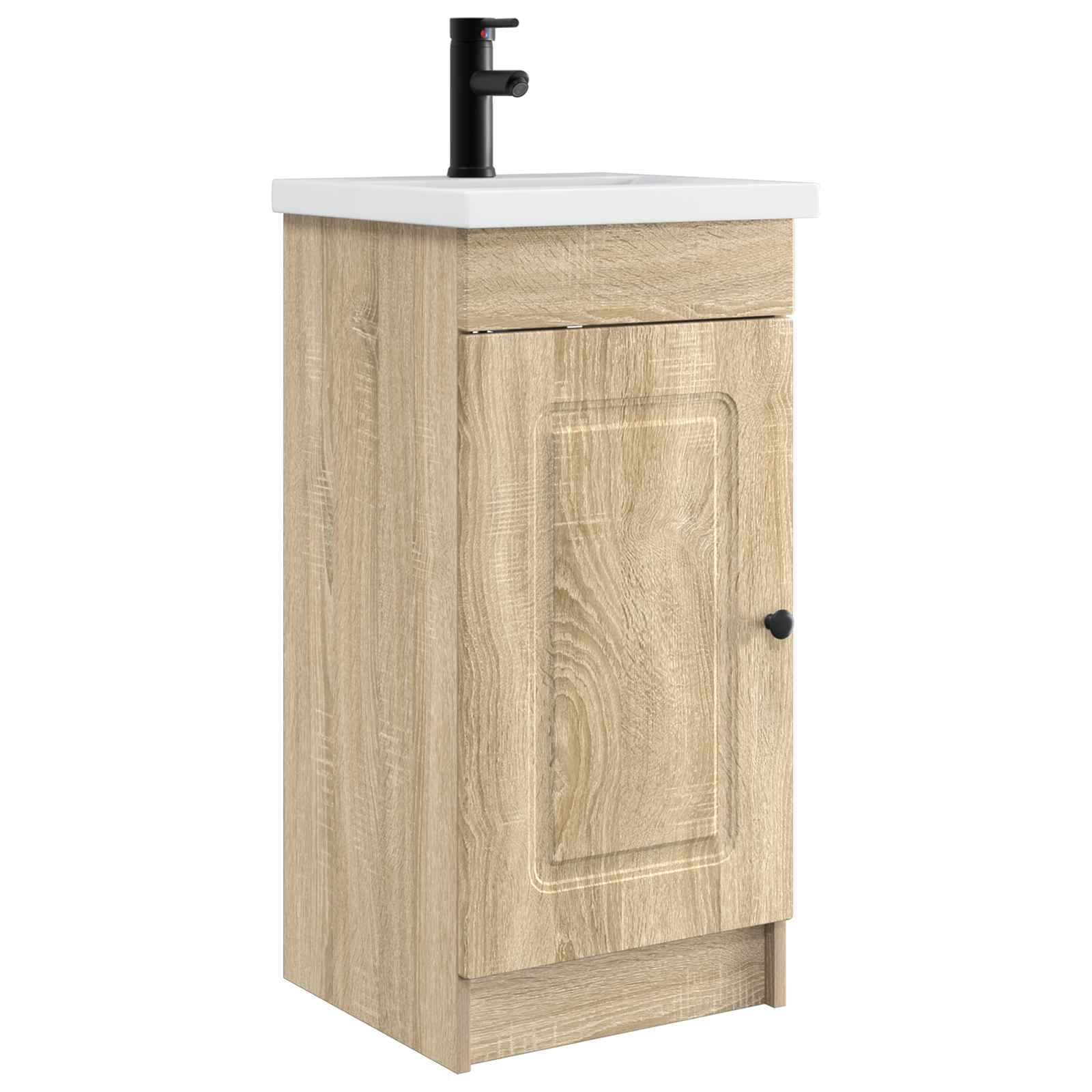 vidaXL Badkamermeubelset Wit 56 x 37,5 x 81 cm Bewerkt hout