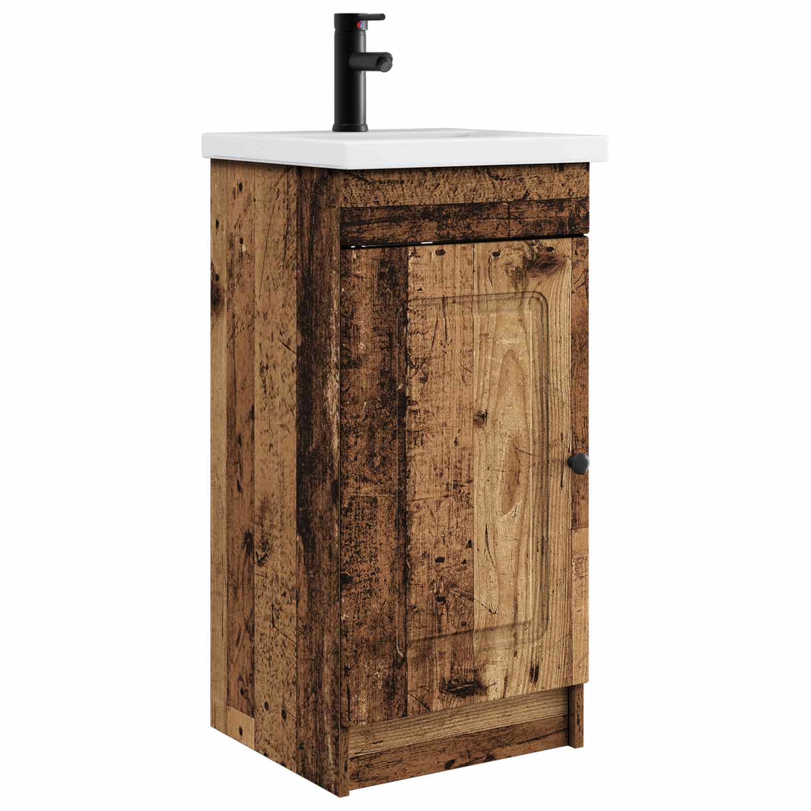 vidaXL Badkamermeubelset Wit 56 x 37,5 x 81 cm Bewerkt hout