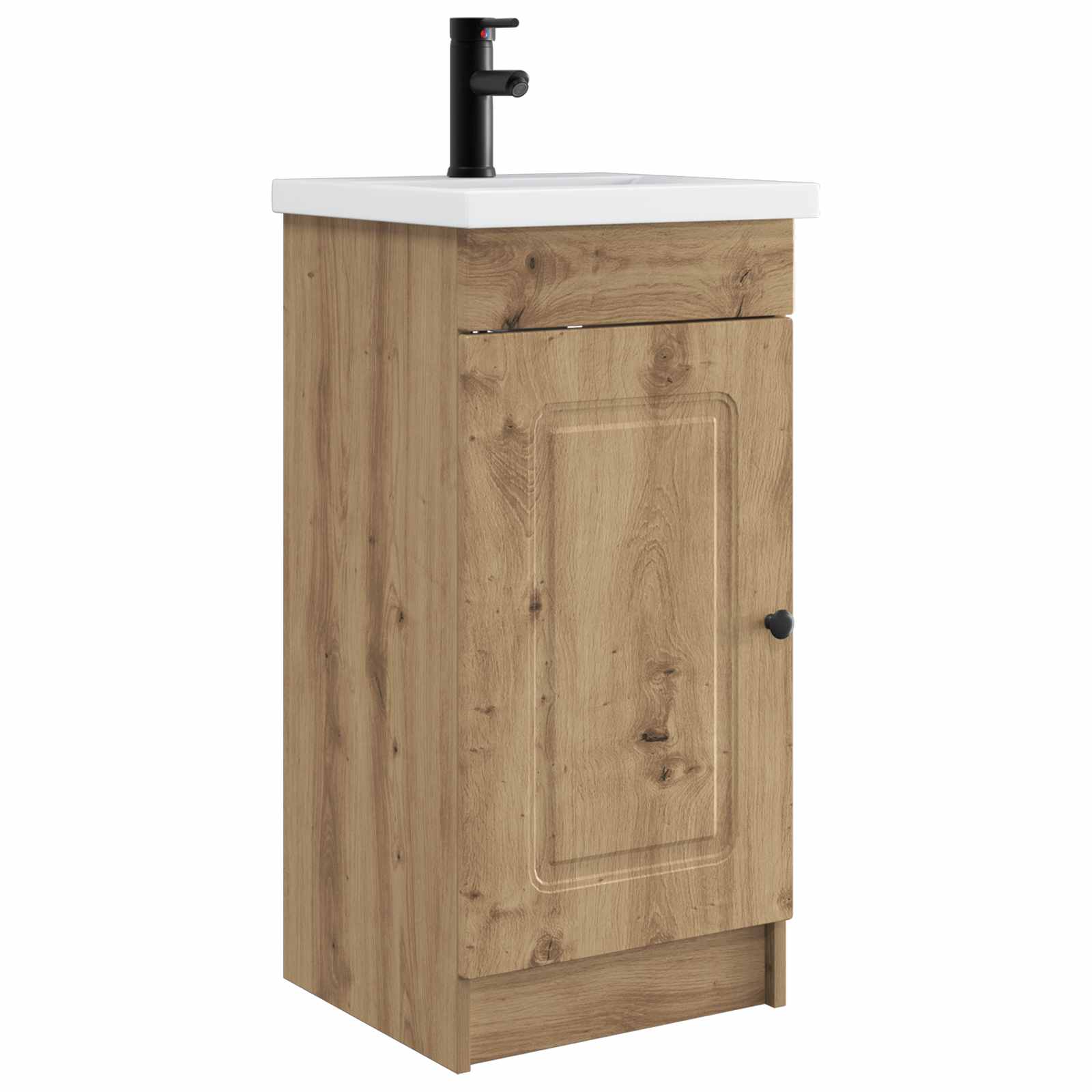 vidaXL Badkamermeubelset Wit 56 x 37,5 x 81 cm Bewerkt hout