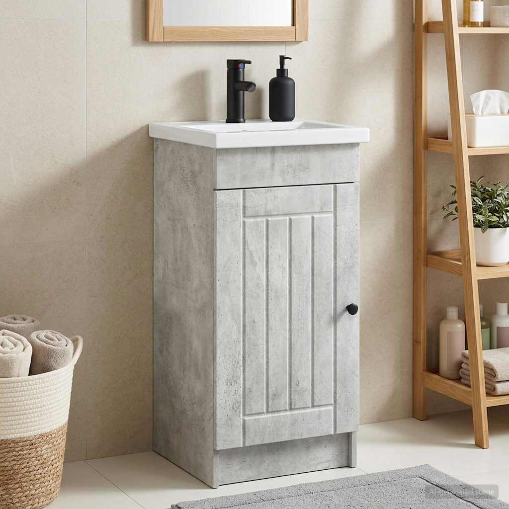 vidaXL Badkamermeubelset Wit 56 x 37,5 x 81 cm Bewerkt hout