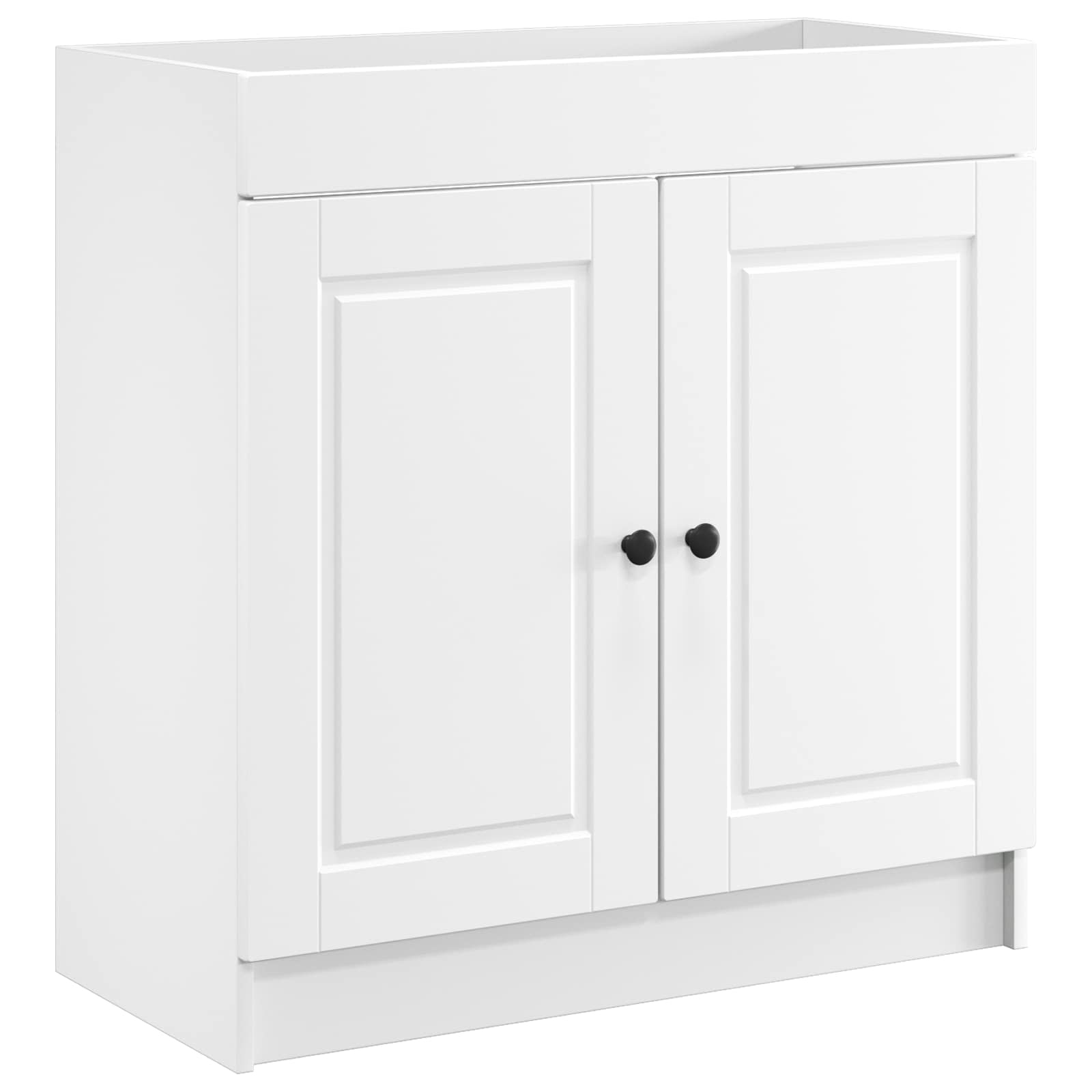 vidaXL Badkamer onder wastafel kast Wit 56 x 37,5 x 81 cm Bewerkt hout