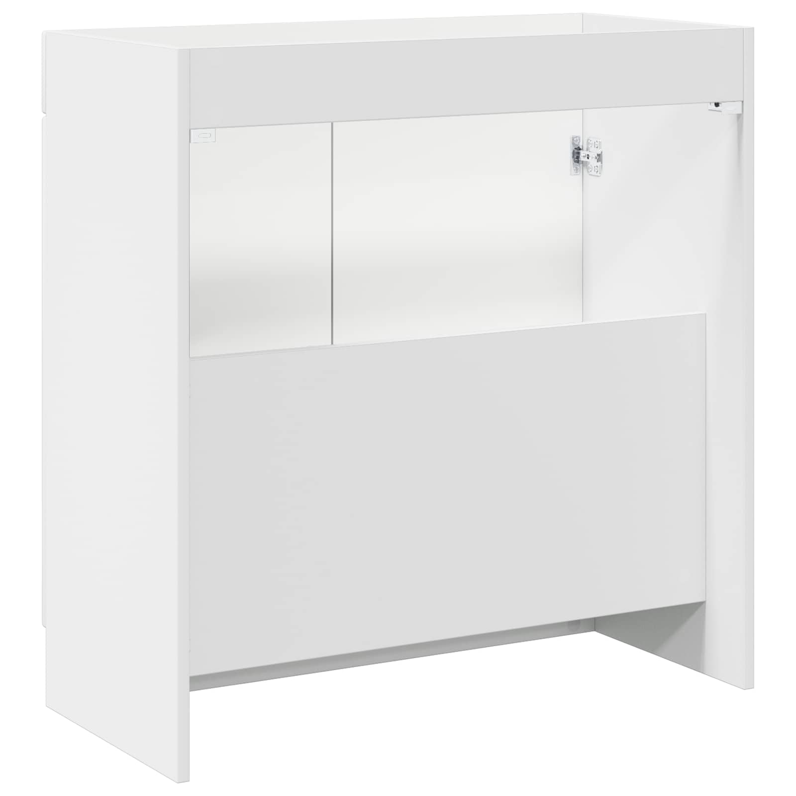 vidaXL Badkamer onder wastafel kast Wit 56 x 37,5 x 81 cm Bewerkt hout