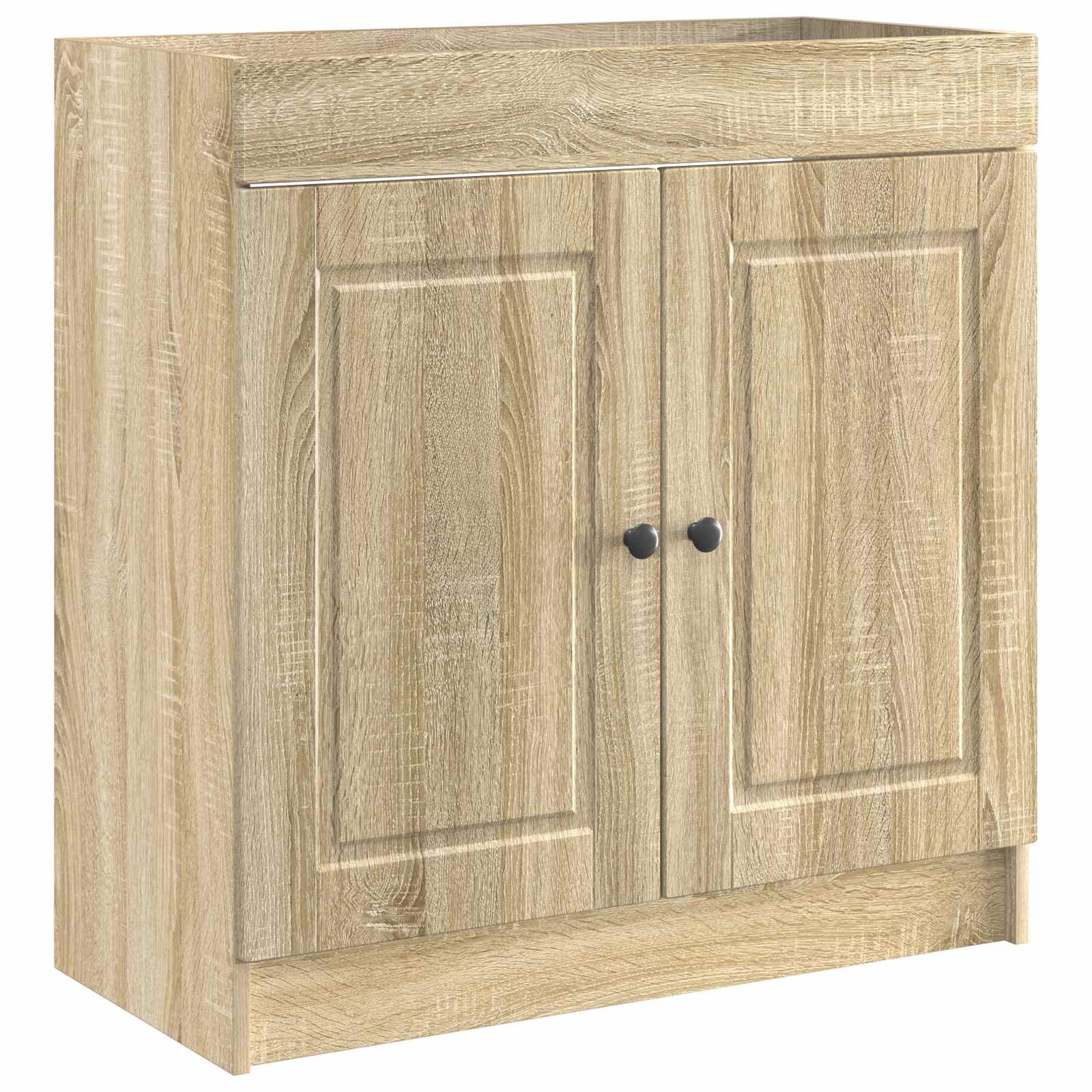 vidaXL Badkamer onder wastafel kast Wit 56 x 37,5 x 81 cm Bewerkt hout