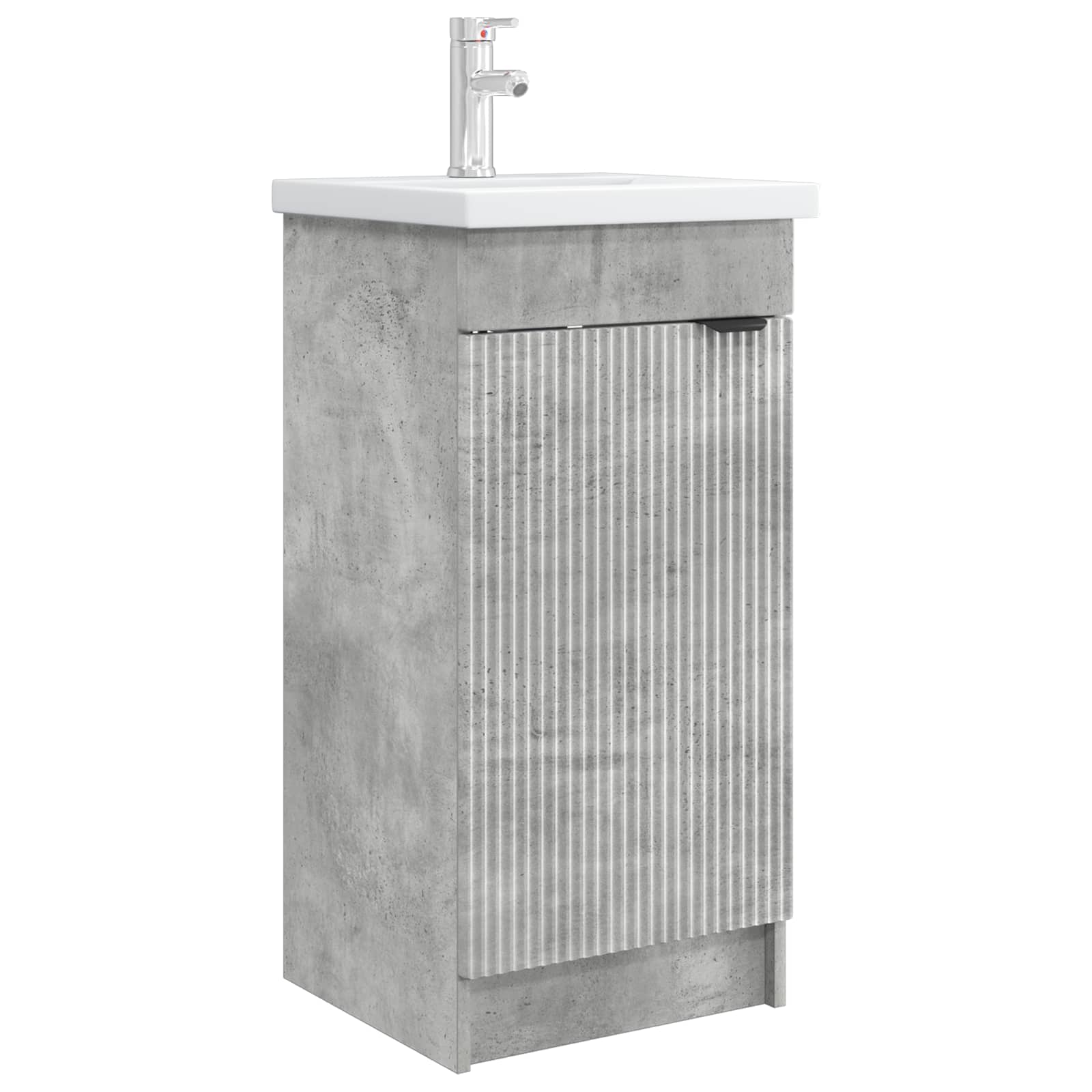 vidaXL Badkamermeubelset Wit 56 x 37,5 x 81 cm Bewerkt hout