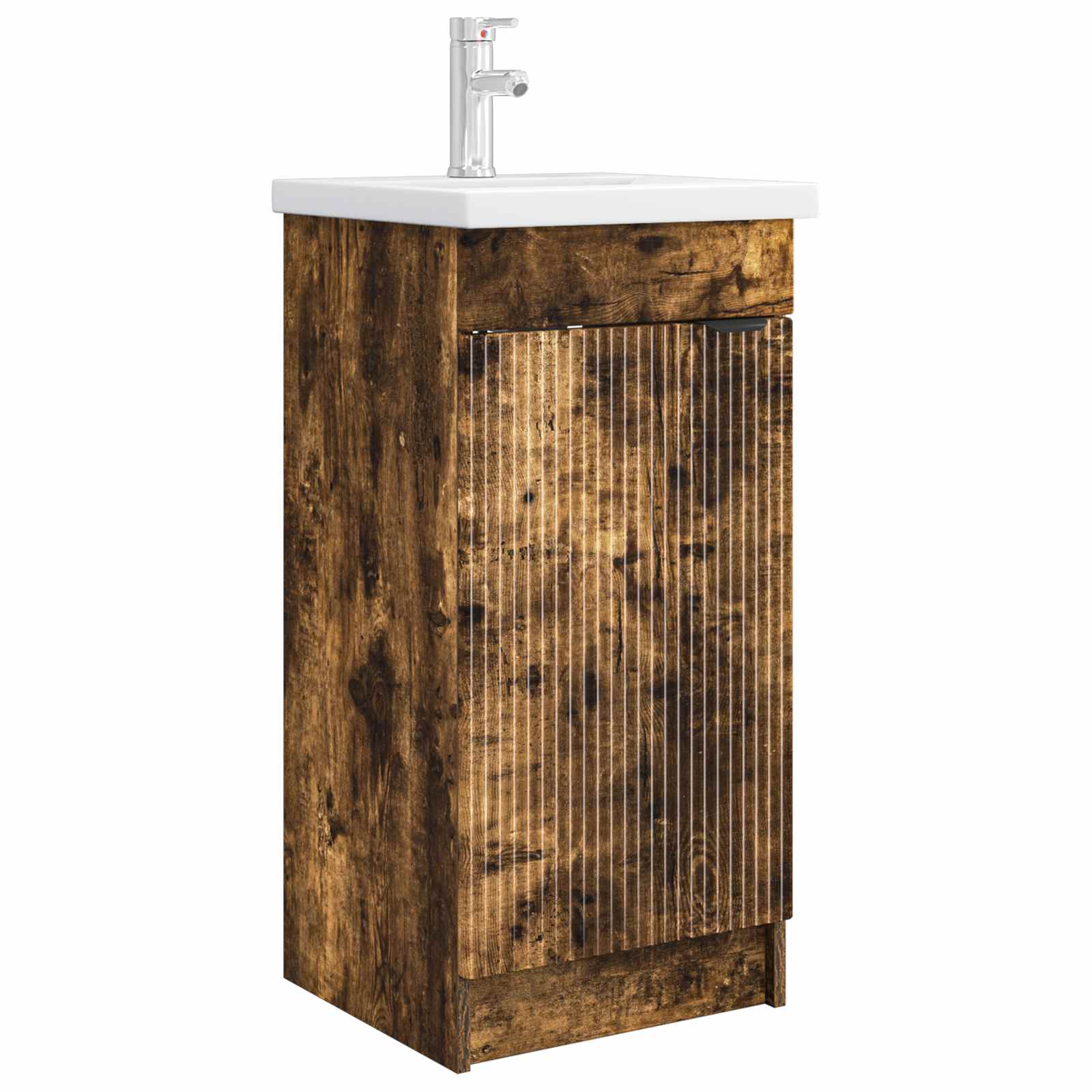 vidaXL Badkamermeubelset Wit 56 x 37,5 x 81 cm Bewerkt hout