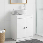 vidaXL Badkamerkast Wit 54 x 41 x 70 cm Bewerkt hout