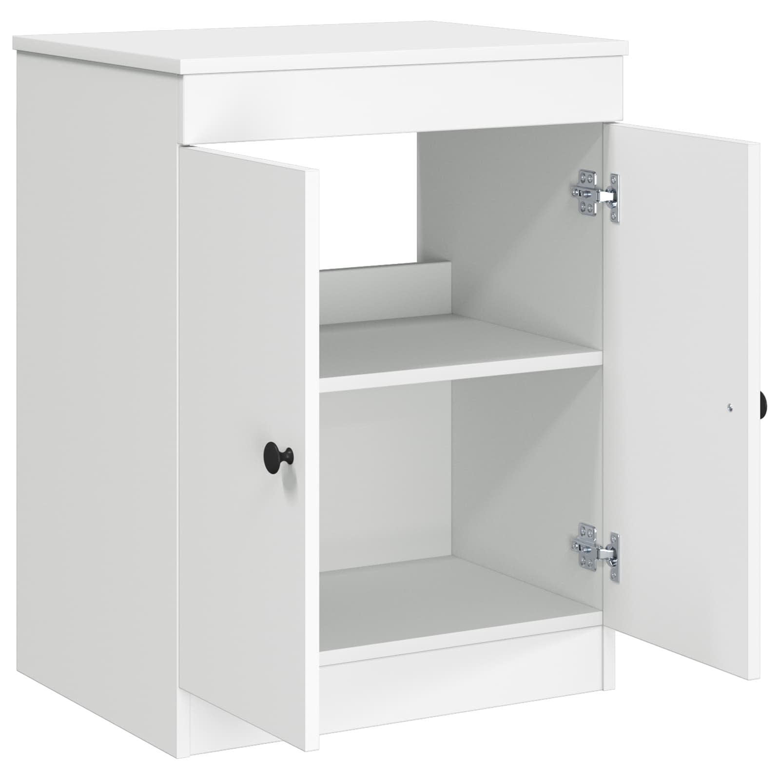 vidaXL Badkamerkast Wit 54 x 41 x 70 cm Bewerkt hout