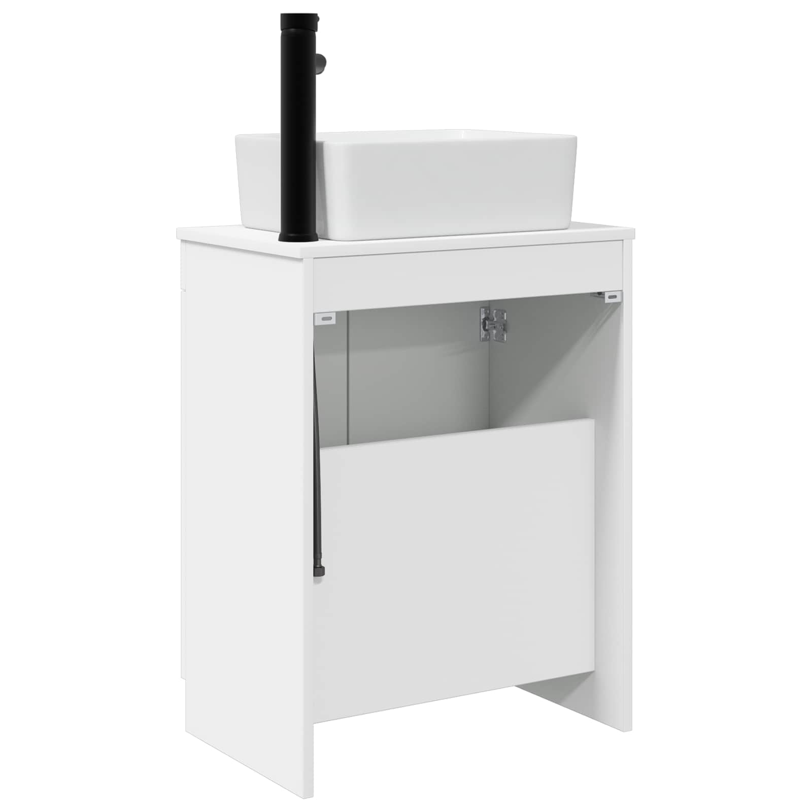 vidaXL Badkamermeubel met Wasbak Wit 54 x 35 x 83 cm Bewerkt hout