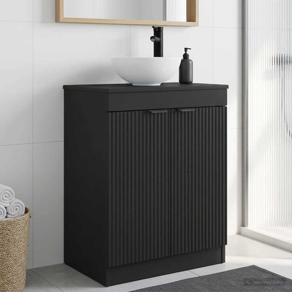 vidaXL Badkamermeubel met Wasbak Wit 54 x 35 x 83 cm Bewerkt hout
