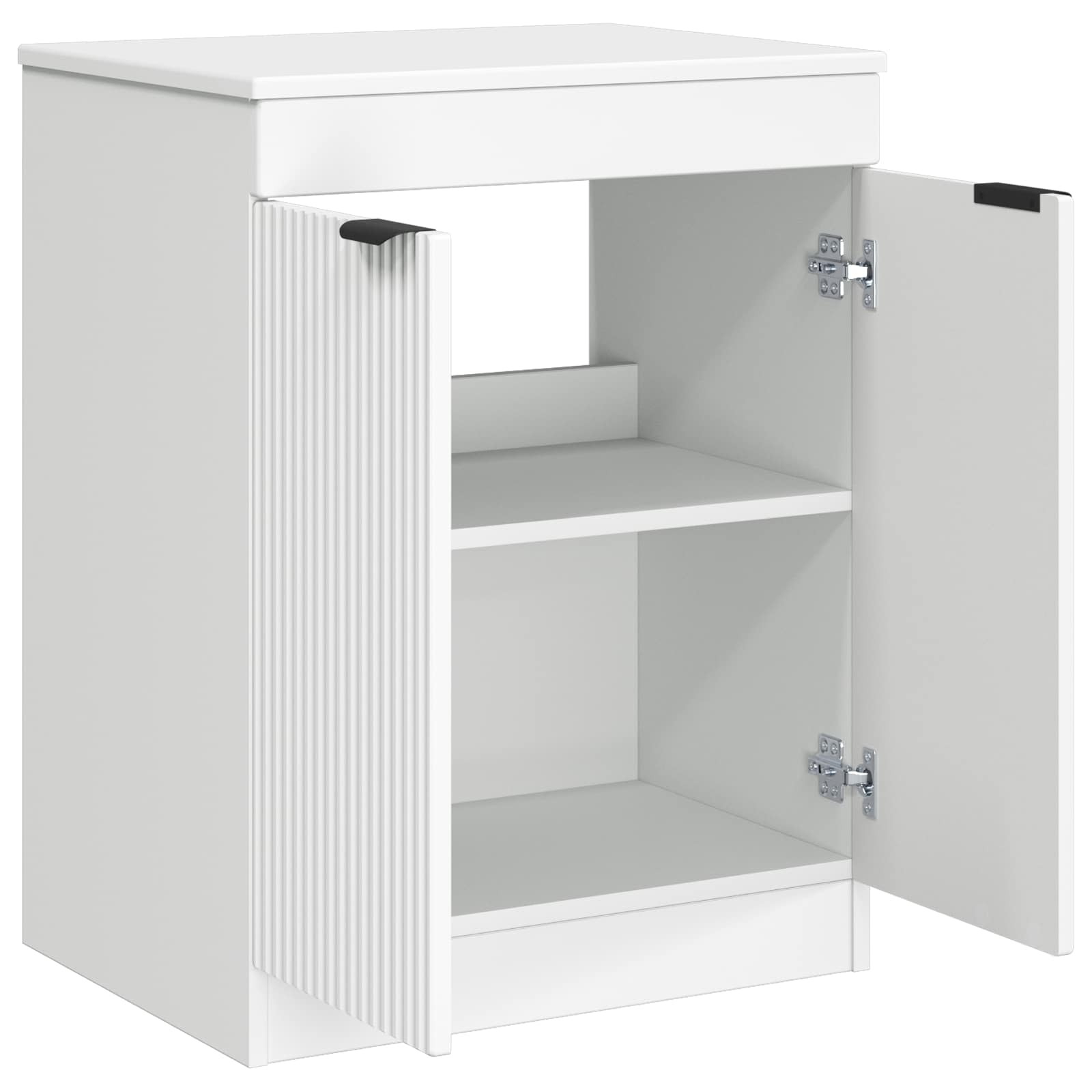 vidaXL Badkamerkast Wit 54 x 41 x 70 cm Bewerkt hout