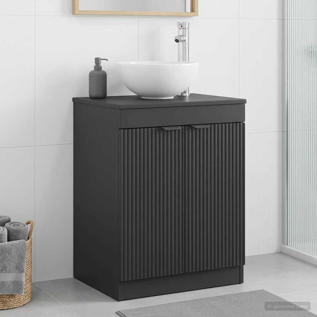 vidaXL Badkamerkast Wit 54 x 41 x 70 cm Bewerkt hout