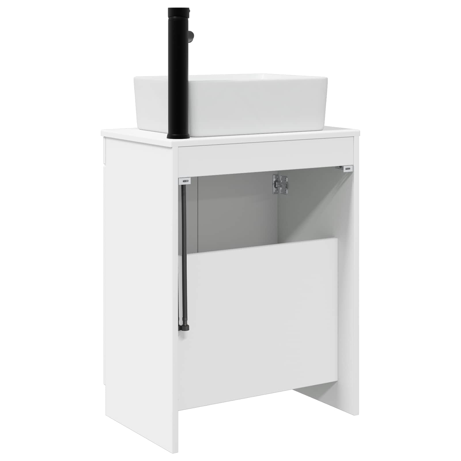 vidaXL Badkamermeubel met Wasbak Wit 54 x 35 x 83 cm Bewerkt hout