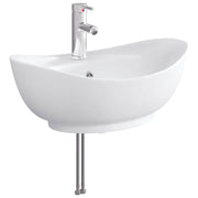 vidaXL Badkamer Waskom Chroom 59 x 35 x 21 cm Metaal