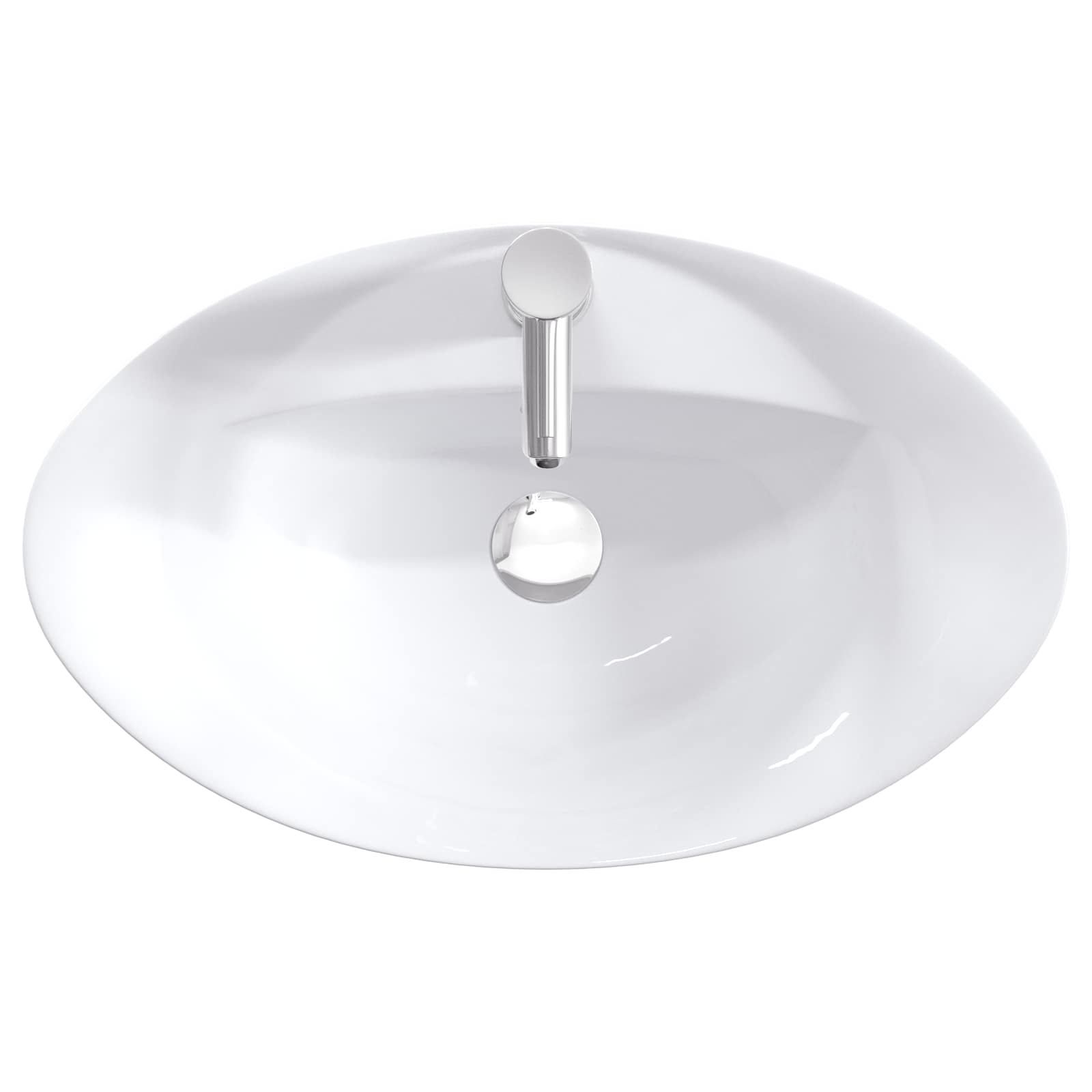 vidaXL Badkamer Waskom Chroom 59 x 35 x 21 cm Metaal