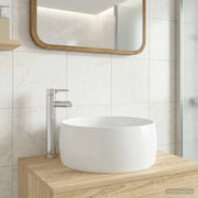 vidaXL Badkamer Waskom Chroom 38,5 x 38,5 x 16 cm Metaal