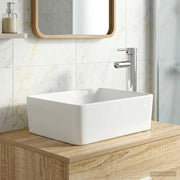 vidaXL Badkamer Waskom Chroom 40,5 x 30,5 x 13 cm Metaal