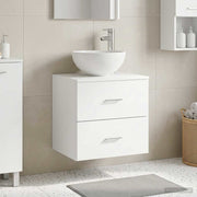 vidaXL Wandgemonteerde wastafelmeubel Wit 49,5 x 41 x 64,5 cm