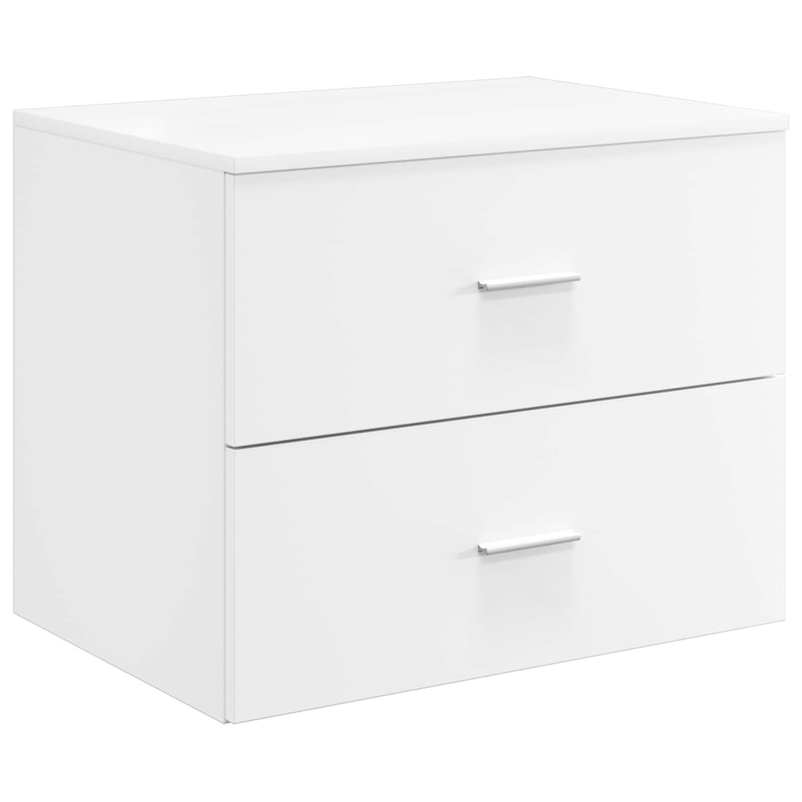 vidaXL Wandgemonteerde Badkamerkast Wit 62,5 x 44,5 x 50 cm