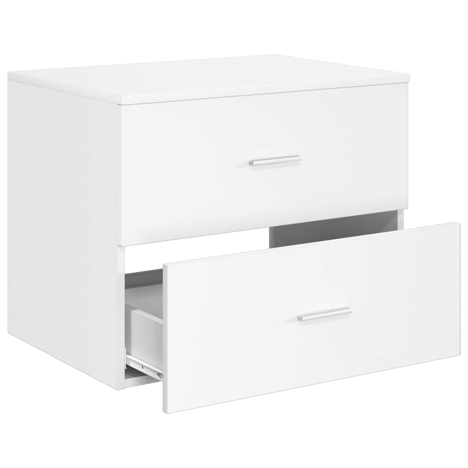 vidaXL Wandgemonteerde Badkamerkast Wit 62,5 x 44,5 x 50 cm