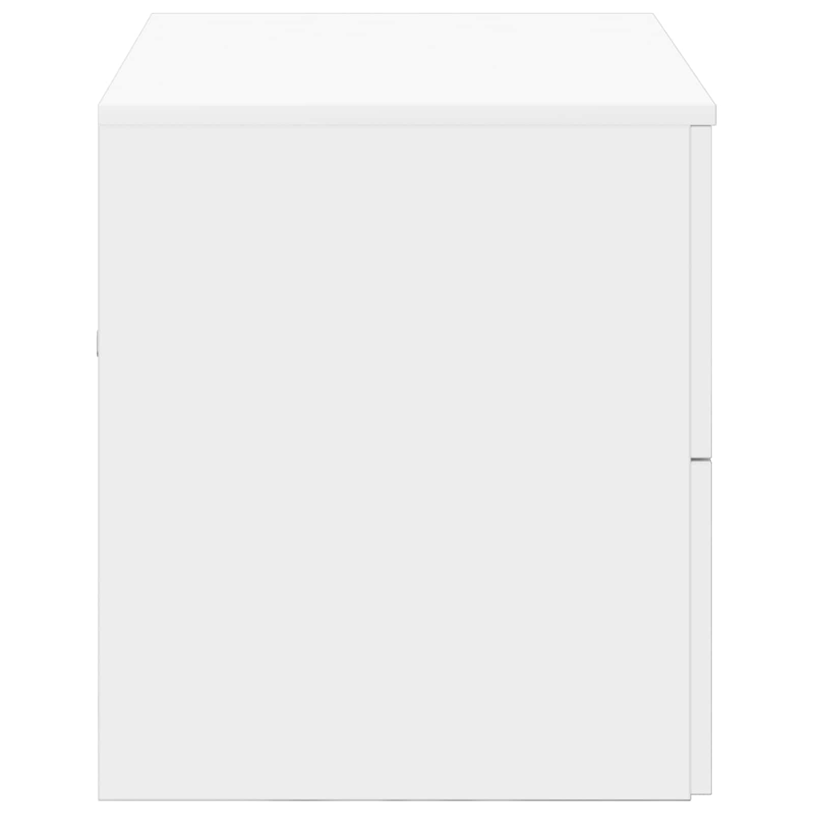vidaXL Wandgemonteerde Badkamerkast Wit 62,5 x 44,5 x 50 cm