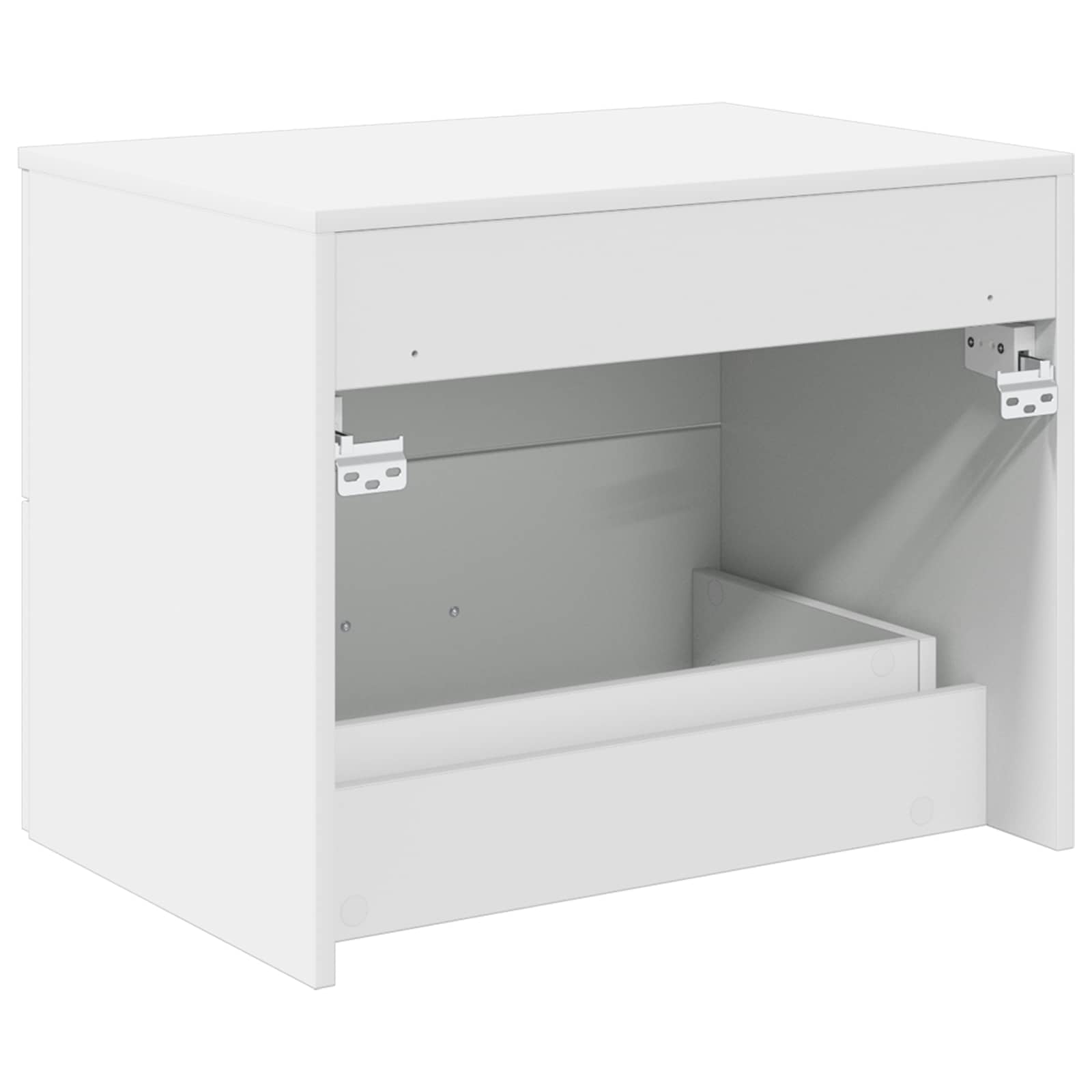 vidaXL Wandgemonteerde Badkamerkast Wit 62,5 x 44,5 x 50 cm