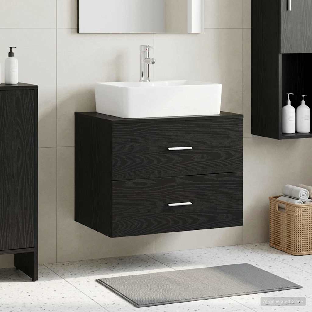 vidaXL Wandgemonteerde Badkamerkast Wit 62,5 x 44,5 x 50 cm