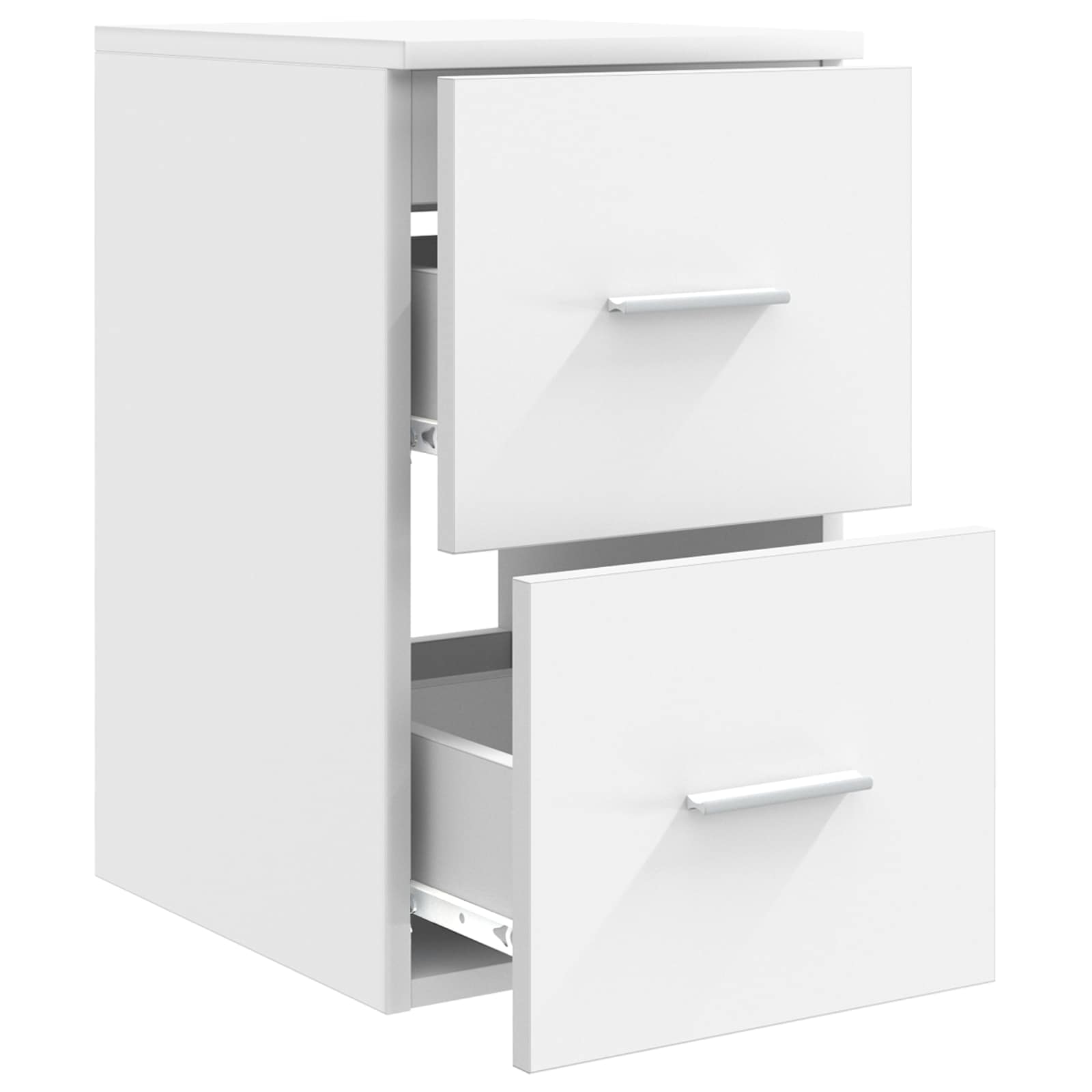 vidaXL Badkamerkast Tussenin Wit 30 x 35 x 50 cm Bewerkt hout