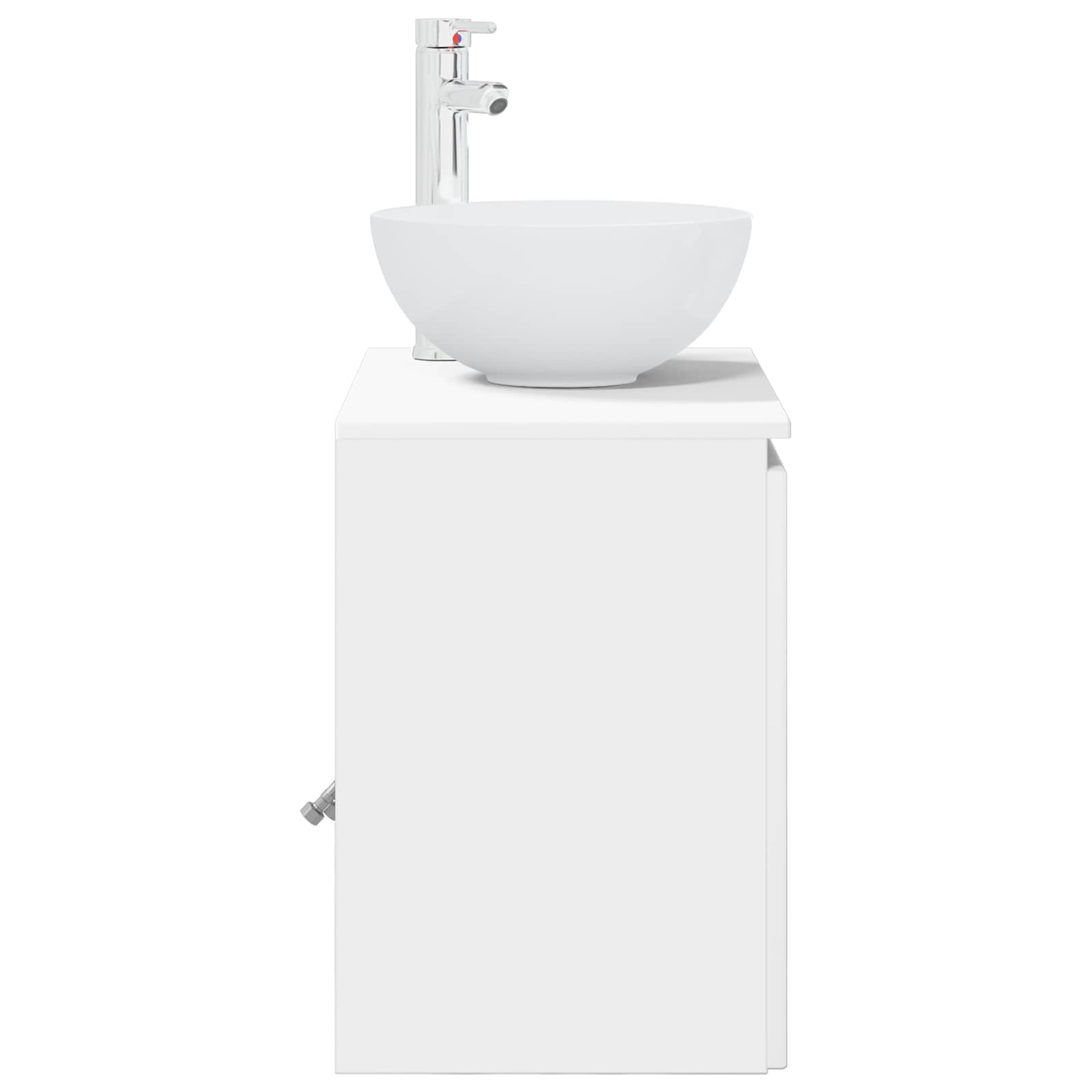 vidaXL Wandgemonteerde wastafelmeubel Wit 49,5 x 41 x 64,5 cm