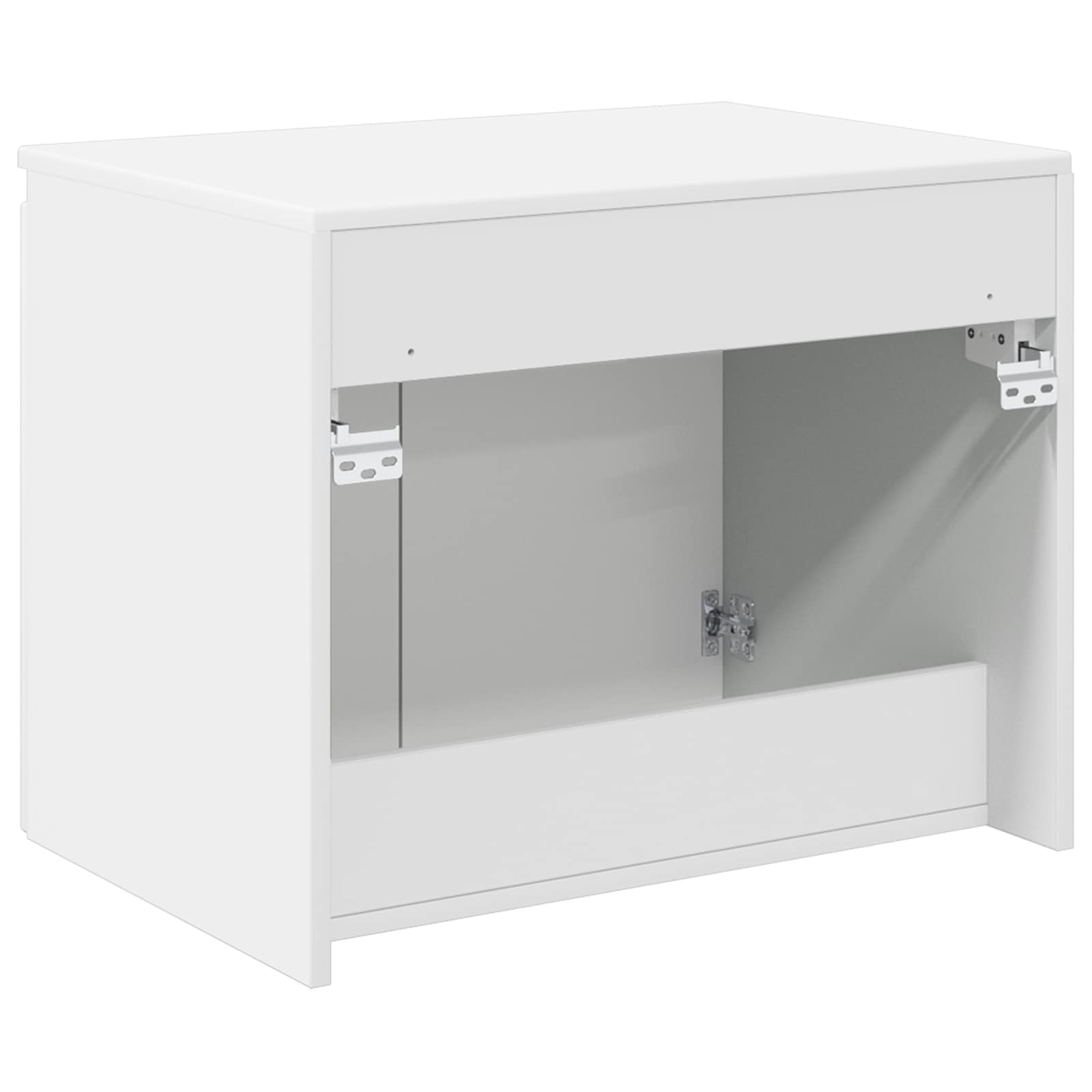 vidaXL Wand Gemonteerde Badkamerkast Wit 62,5 x 44,5 x 50 cm