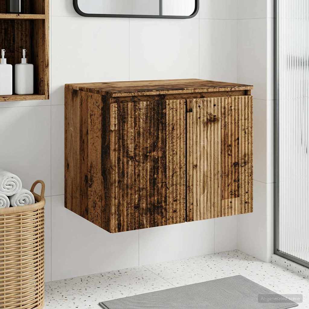 vidaXL Wand Gemonteerde Badkamerkast Wit 62,5 x 44,5 x 50 cm