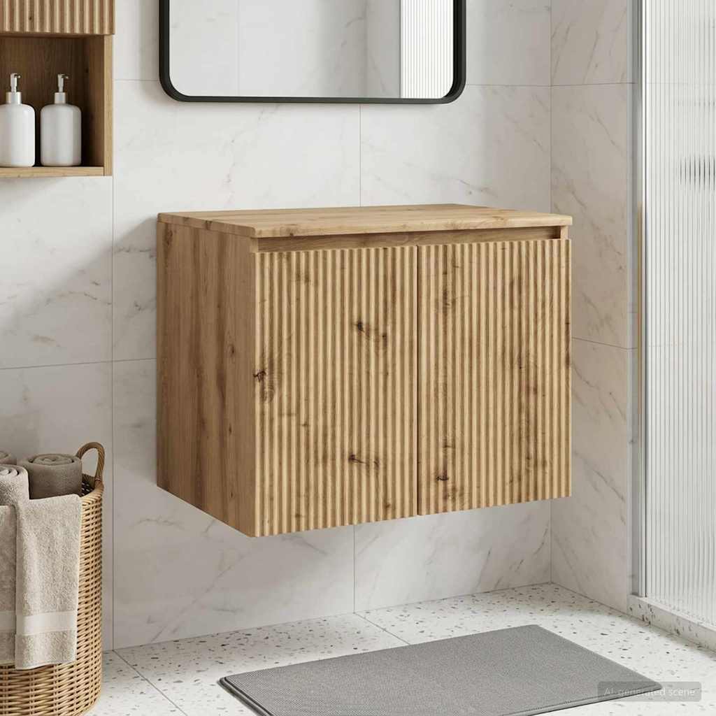 vidaXL Wand Gemonteerde Badkamerkast Wit 62,5 x 44,5 x 50 cm