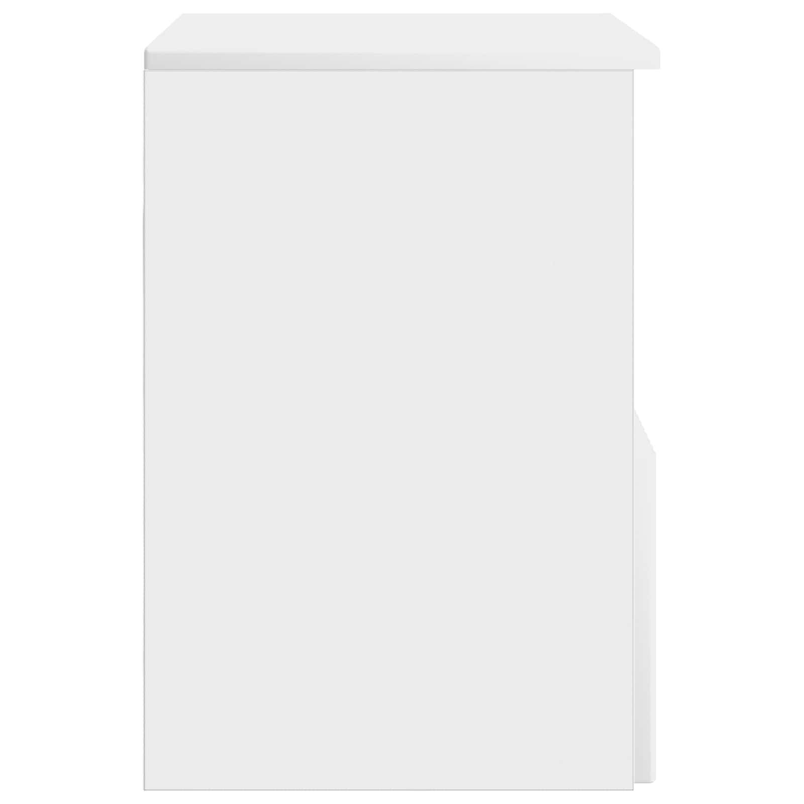 vidaXL Badkamerkast Wit 30 x 35 x 50 cm Bewerkt hout