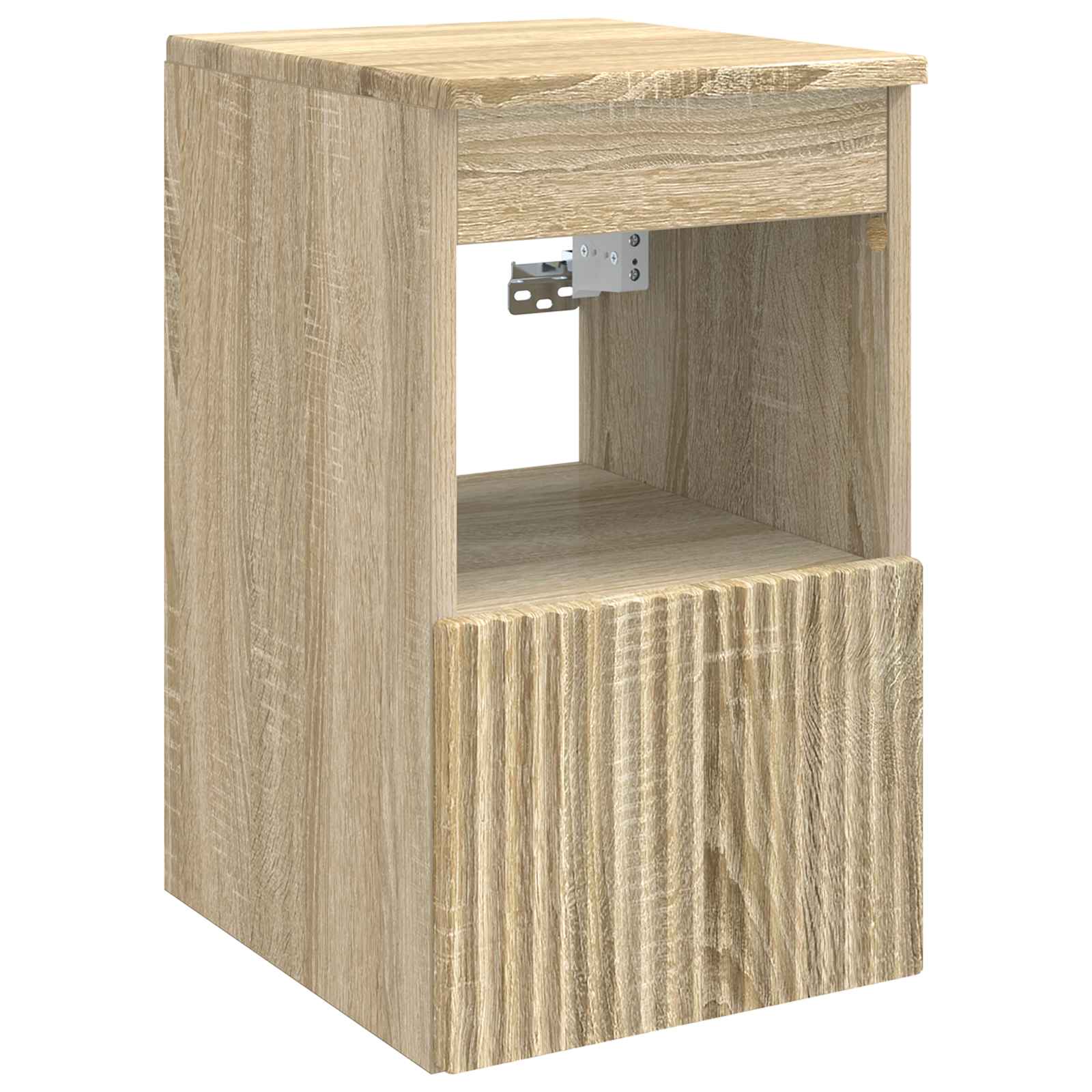vidaXL Badkamerkast Wit 30 x 35 x 50 cm Bewerkt hout