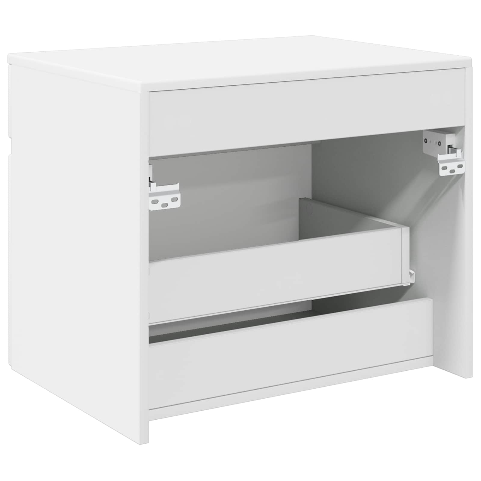 vidaXL Wand Gemonteerde Badkamerkast Wit 59 x 44,5 x 50 cm