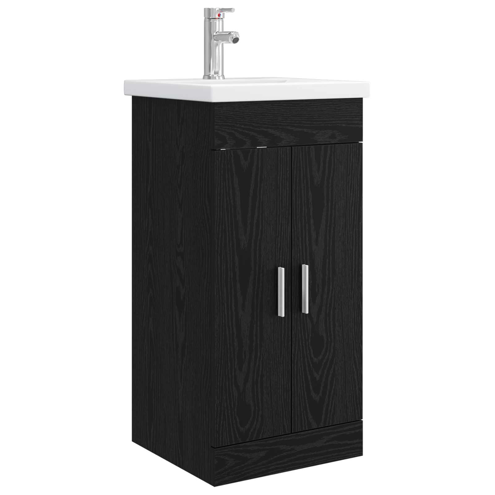 vidaXL Badkamermeubelset Wit 61 x 40 x 84,5 cm Bewerkt hout