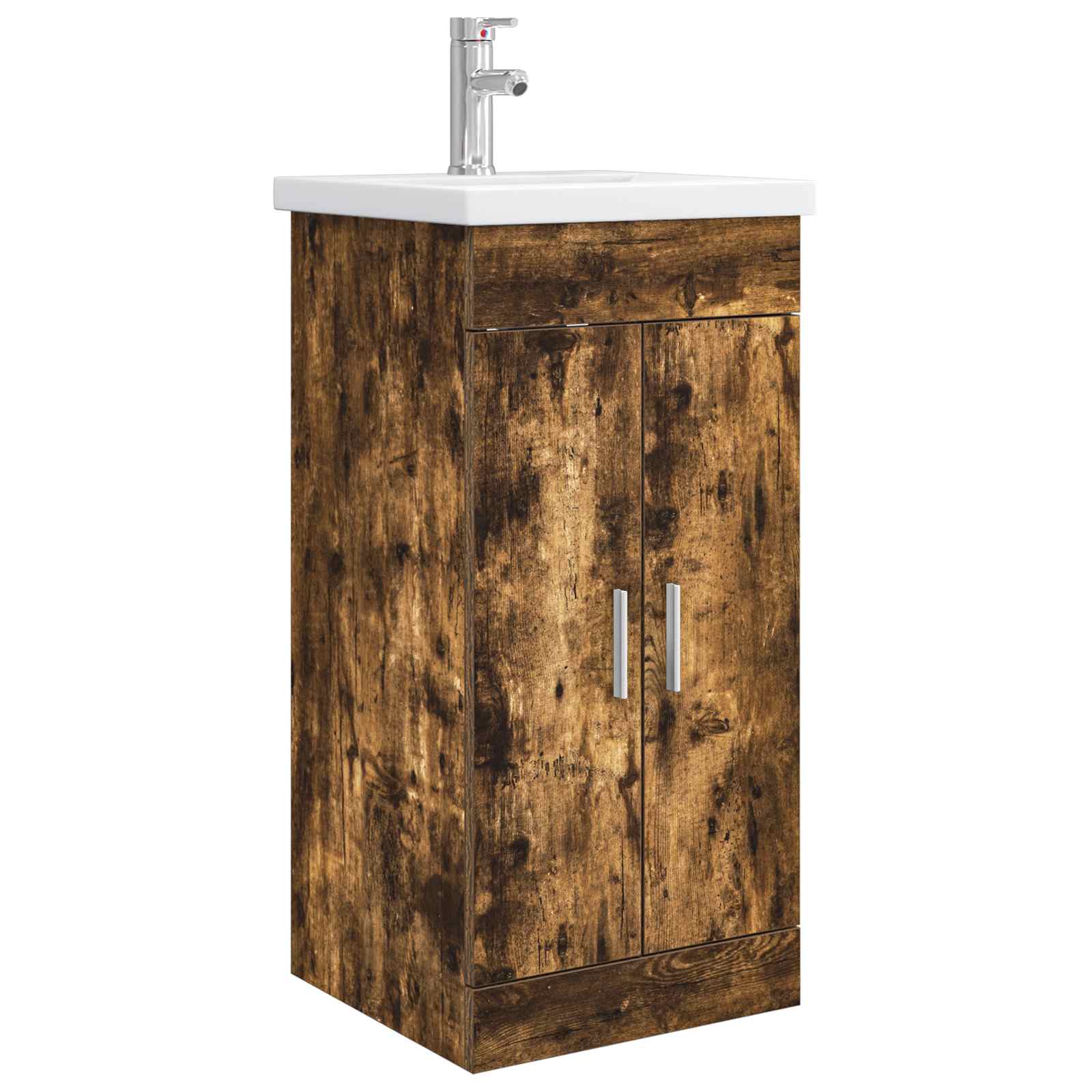 vidaXL Badkamermeubelset Wit 61 x 40 x 84,5 cm Bewerkt hout