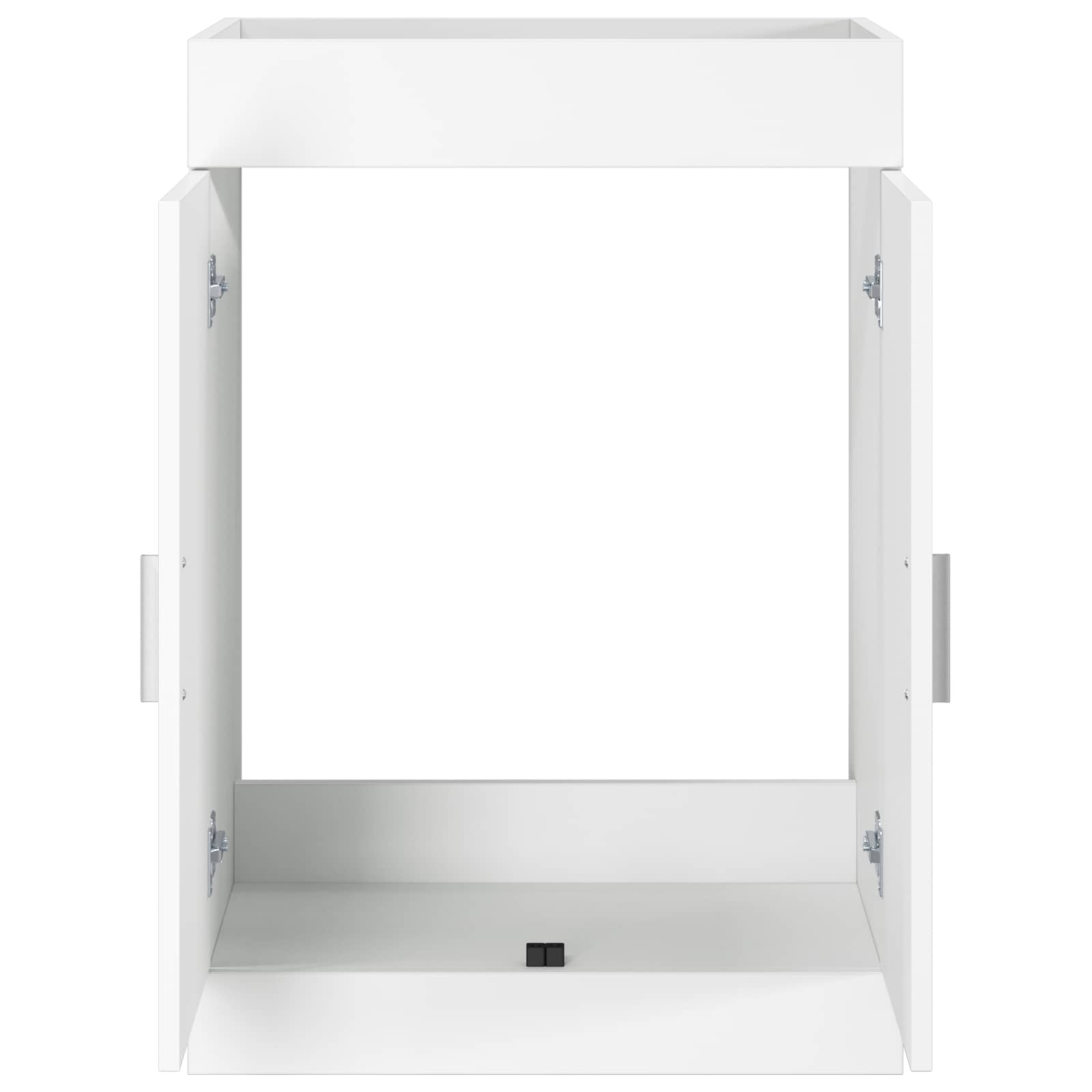 vidaXL Badkamer Onder Wasbak Kast Wit 56 x 37,5 x 81 cm Bewerkt hout