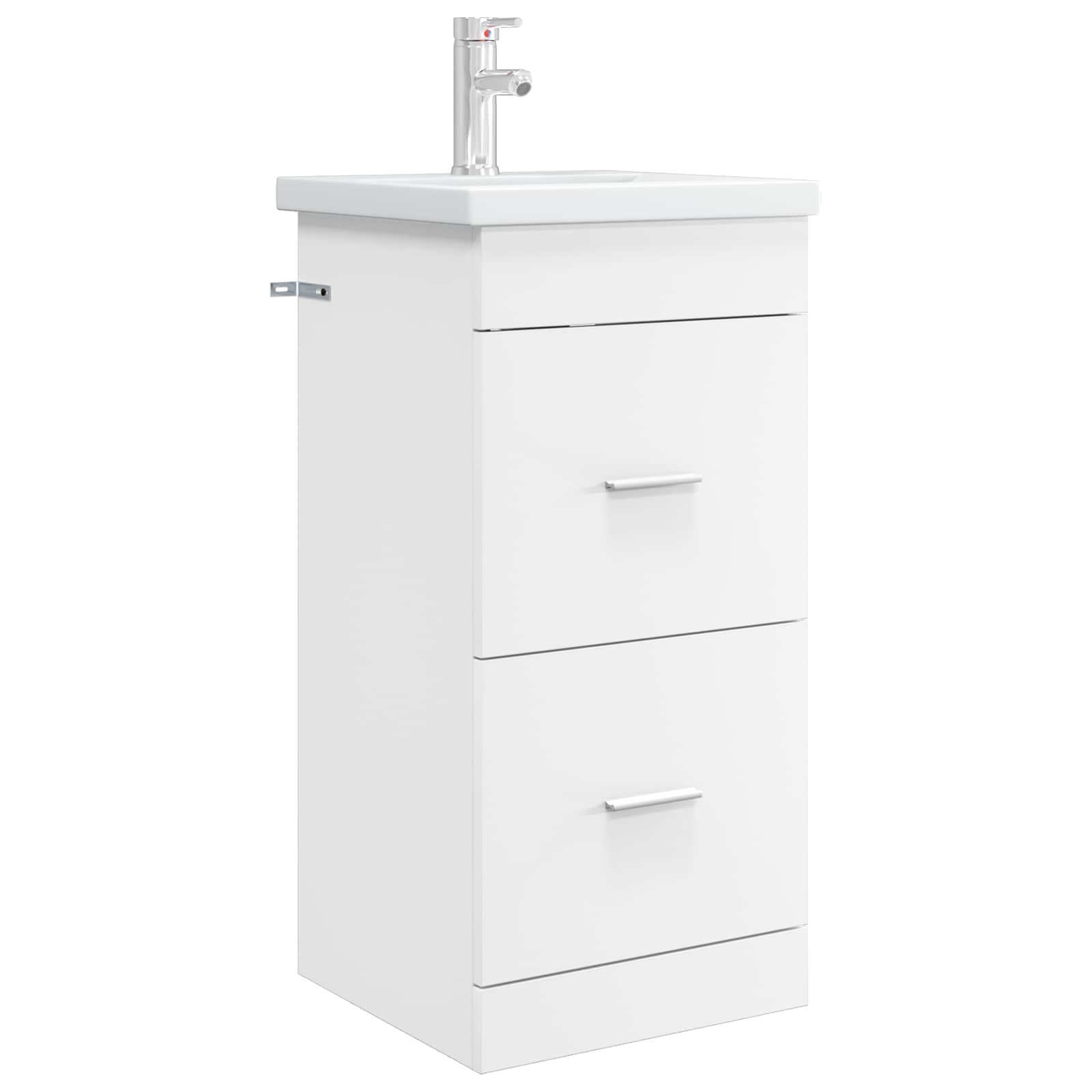 vidaXL Badkamermeubelset Wit 61 x 40 x 84,5 cm Bewerkt hout