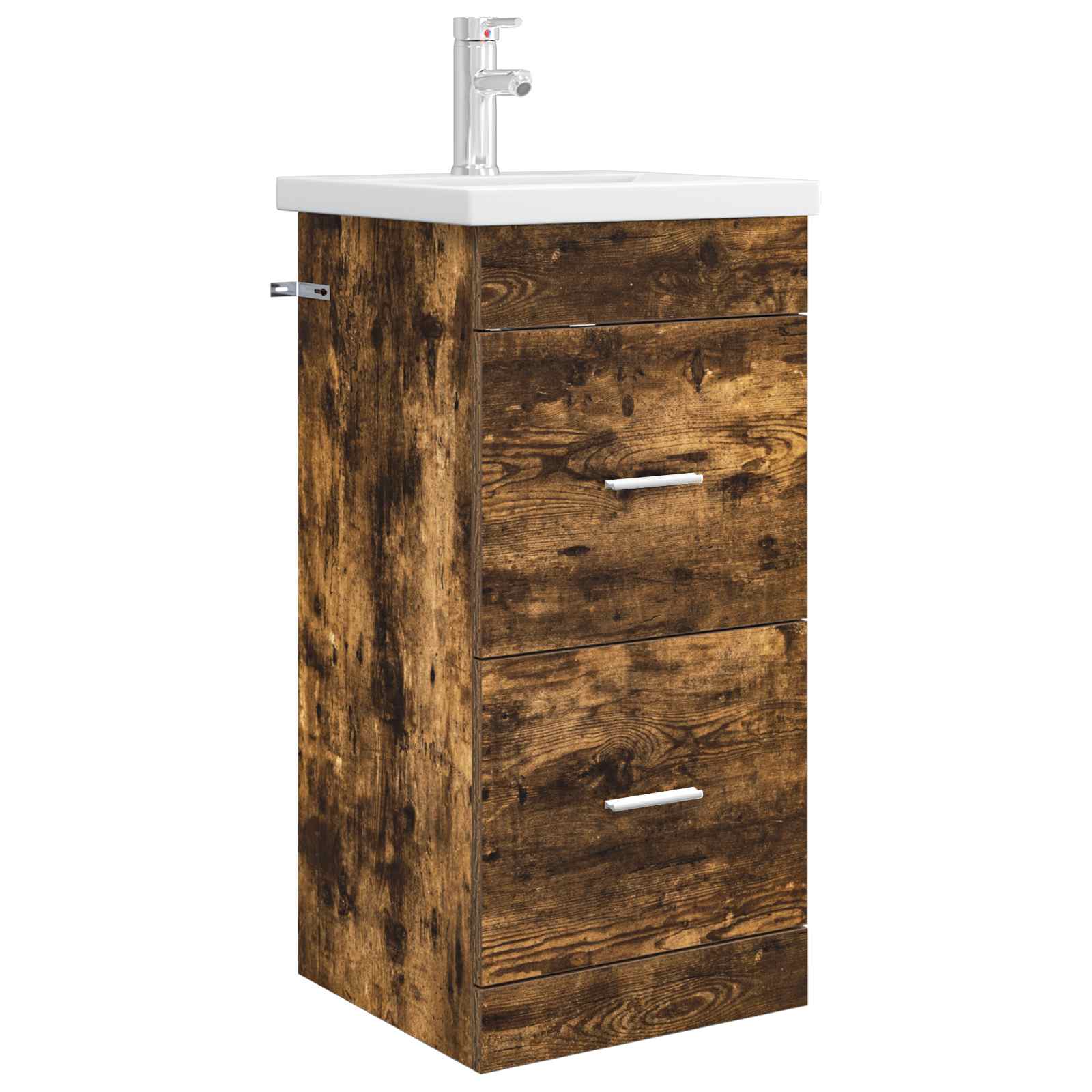 vidaXL Badkamermeubelset Wit 61 x 40 x 84,5 cm Bewerkt hout