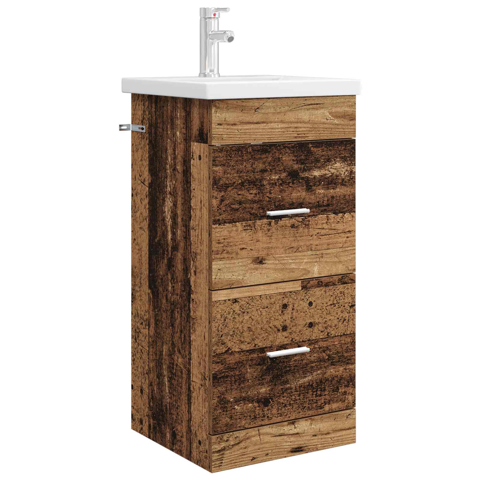 vidaXL Badkamermeubelset Wit 61 x 40 x 84,5 cm Bewerkt hout