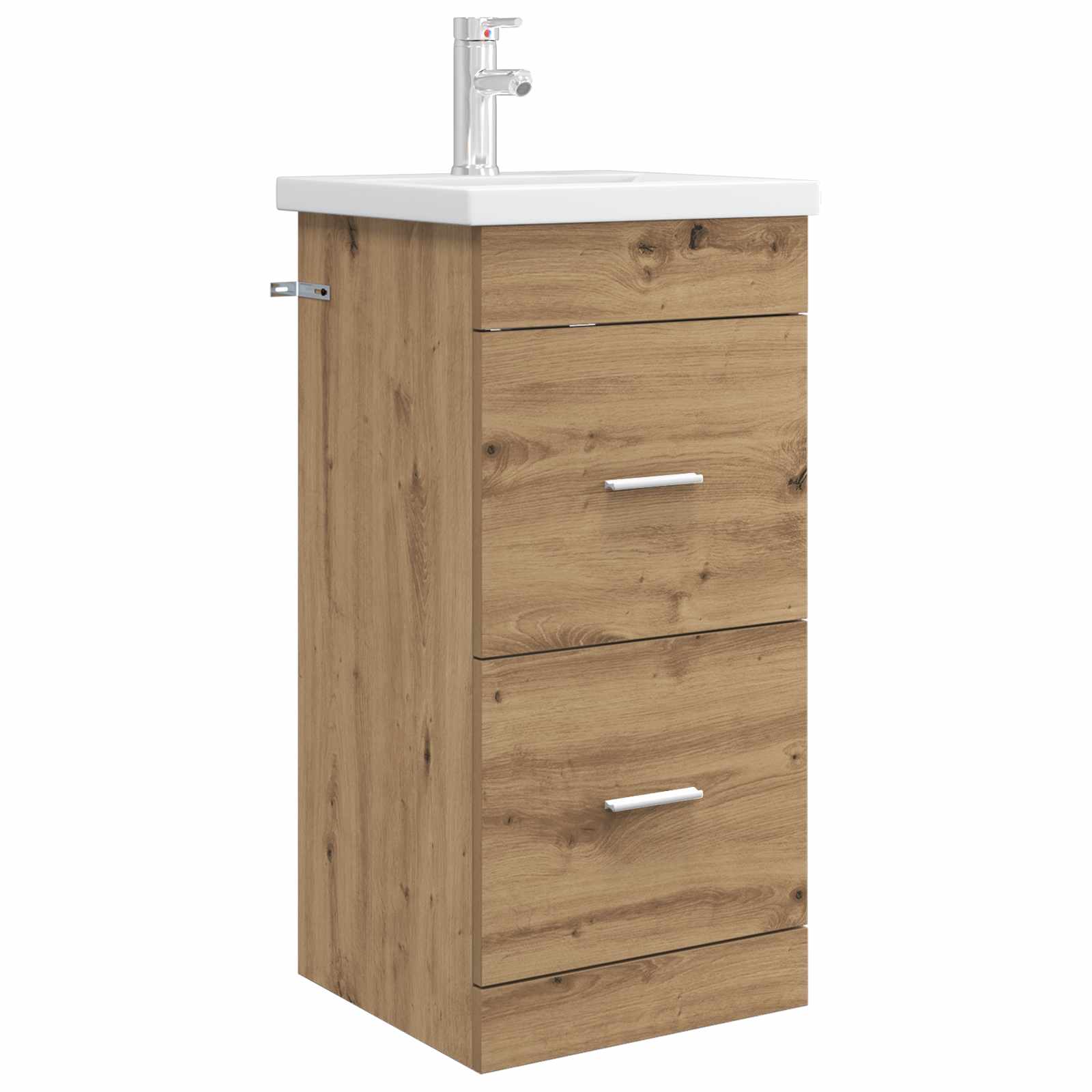 vidaXL Badkamermeubelset Wit 61 x 40 x 84,5 cm Bewerkt hout