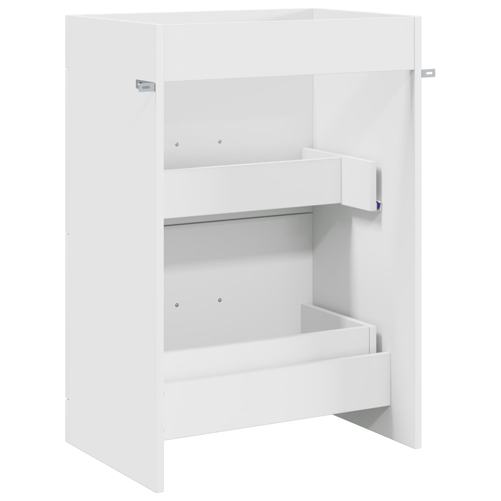 vidaXL Badkamer Onder Wasbak Kast Wit 56 x 37,5 x 81 cm Bewerkt hout