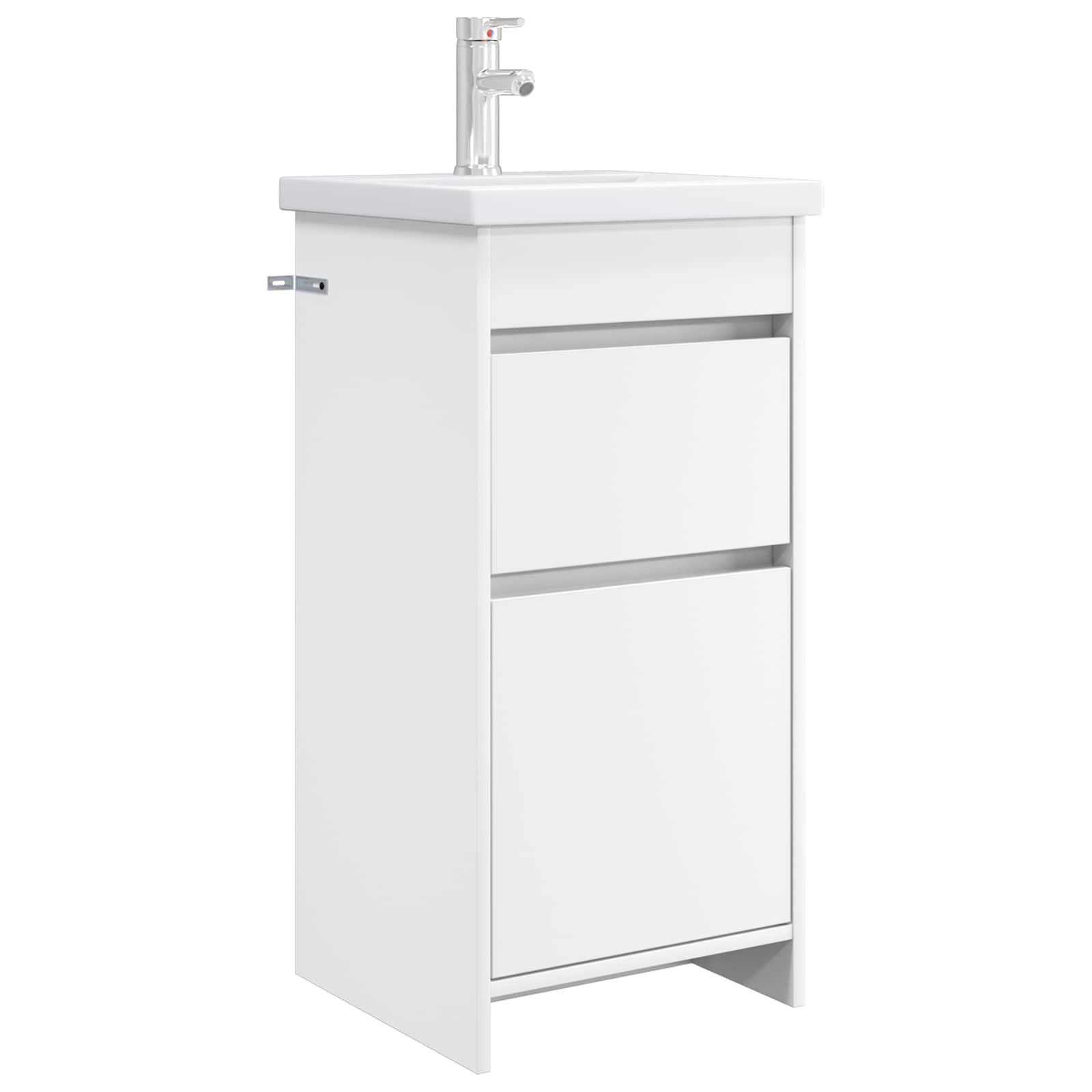 vidaXL Badkamermeubelset Wit 61 x 40 x 84,5 cm Bewerkt hout