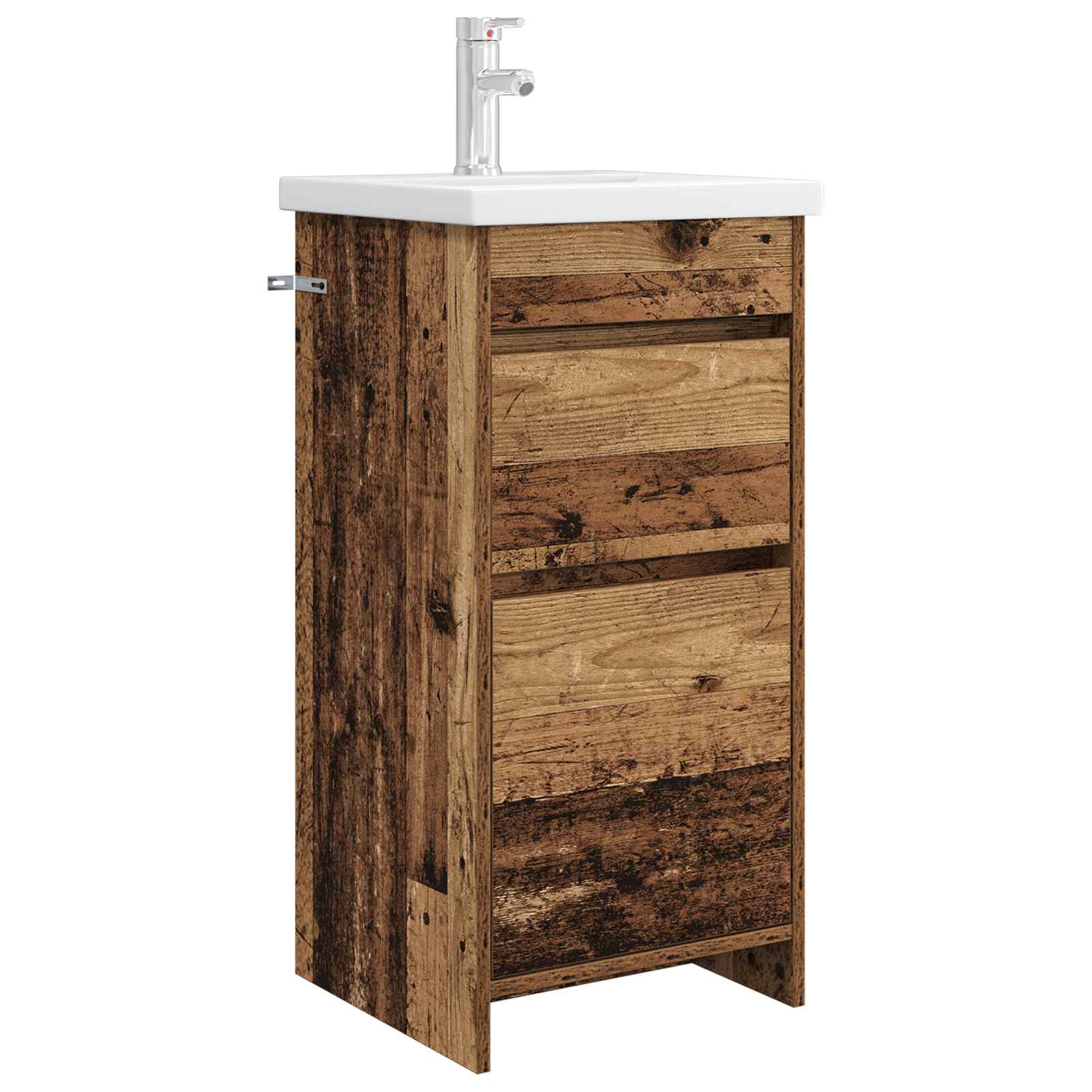 vidaXL Badkamermeubelset Wit 61 x 40 x 84,5 cm Bewerkt hout