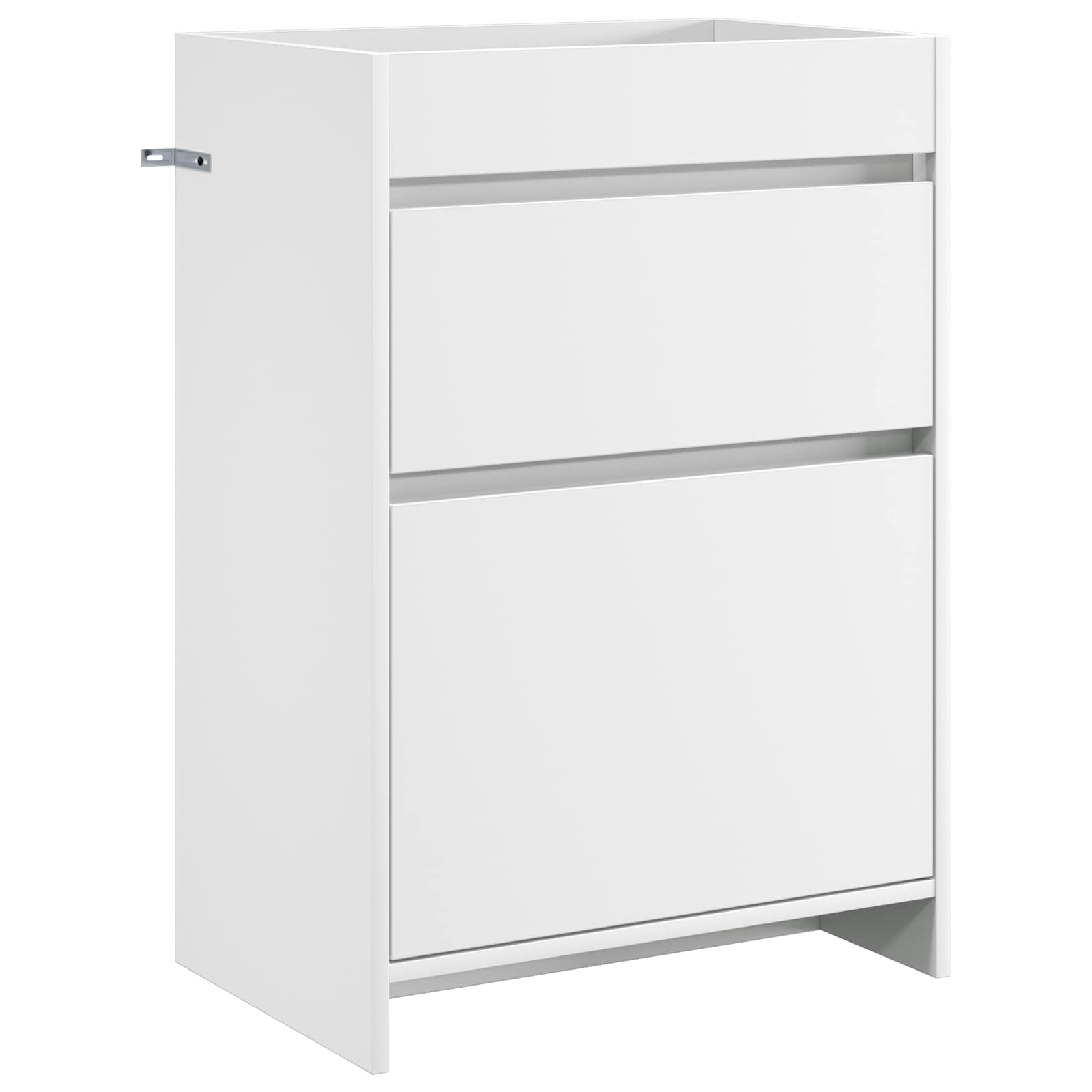 vidaXL Badkamer Onder Wasbak Kast Wit 56 x 37,5 x 81 cm Bewerkt hout