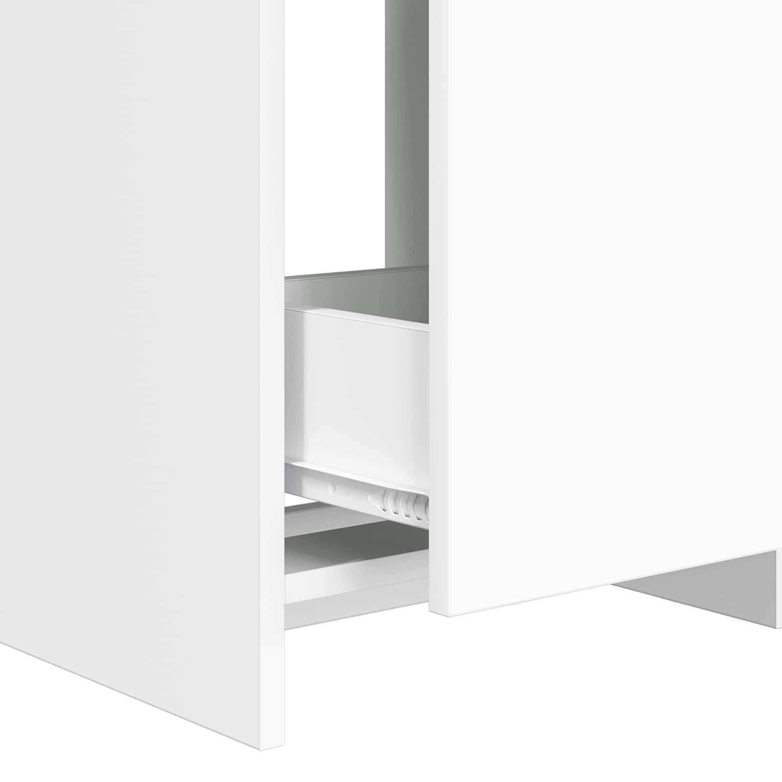 vidaXL Badkamer Onder Wasbak Kast Wit 56 x 37,5 x 81 cm Bewerkt hout